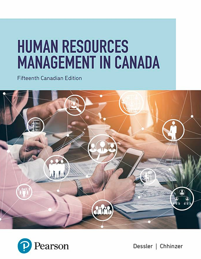 کاور کتاب Revel for human resources management in canada