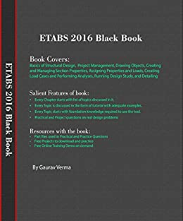 کاور کتاب ETABS 2016 Black Book Kindle Edition