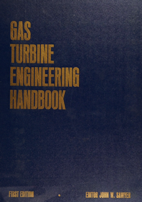 کاور کتاب sawyer's gas turbine engineering handbook
