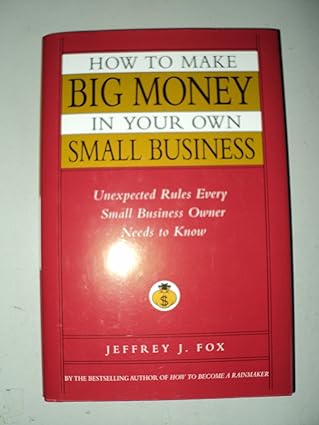 کاور کتاب How to make big money in your own small business